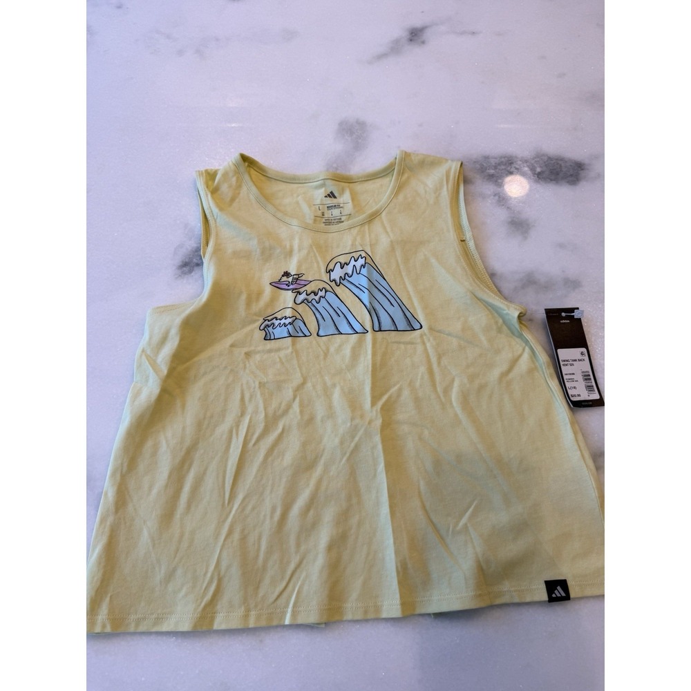 New Adidas Girls' Waves Swing Tank Top